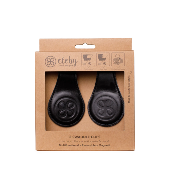 Cloby 2 swaddle clips black...