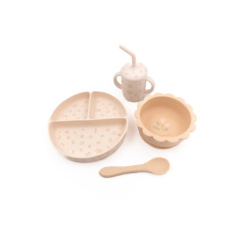 Bamboom set repas silicone...
