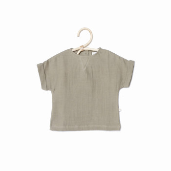 T-shirt en gaze de coton...